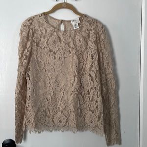 Milly Lace top with camisole- new